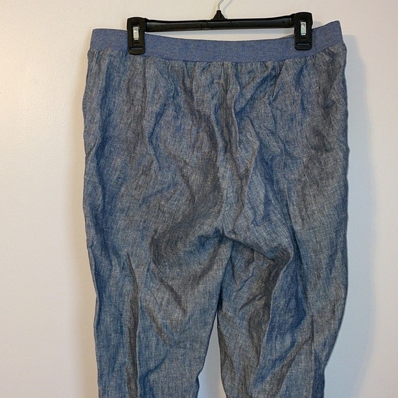J. Jill Love Linen Blue Pants size S - Picture 10 of 14